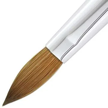 PANA Pure Kolinsky Acrylic Nail Brush - Professional Quality 8