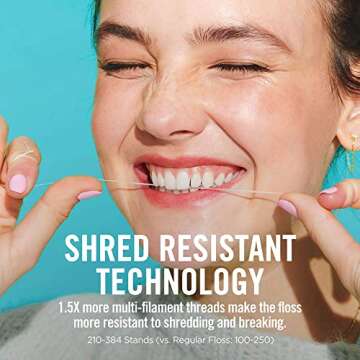 Reach Waxed Dental Floss Variety 3 Flavor Pack | Effective Plaque Removal, Extra Wide Cleaning Surface | Shred Resistance, Slides Smoothly & Easily | Unflavored, Mint, Cinnamon, 55 Yards Each