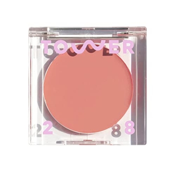 Tower 28 Beauty BeachPlease Cream Blush for Cheeks and Lips - Multi-Purpose Lip and Cheek Tint in Ro...