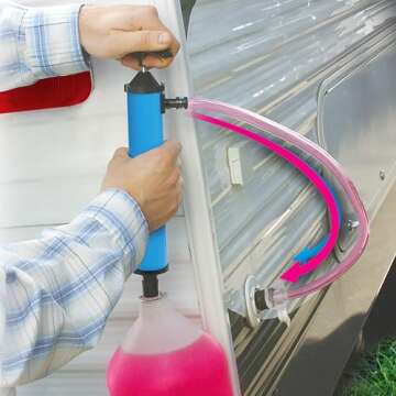 Camco RV Antifreeze Hand Pump Kit for Winterizing RVs