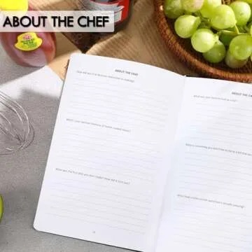 JULEASEL Blank Recipe Book to Write in Your Own Recipes, Thick Recipe Collection Book w/ 234 Pages, Hardcover Blank Cookbook for Family Recipes, Mom Christmas Gifts, Unique Gift for Cooking Lovers