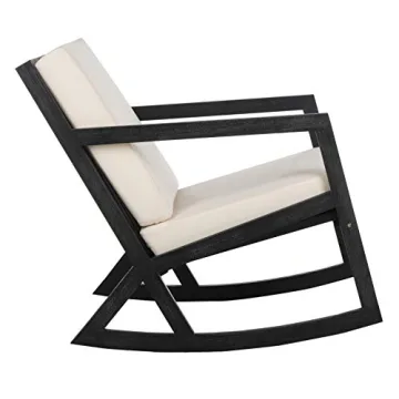 Safavieh Vernon White Rocking Chair for Outdoor Spaces