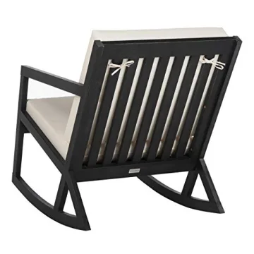 Safavieh Vernon White Rocking Chair for Outdoor Spaces