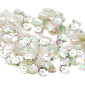 Cousin DIY 5mm Clear AB Sequins 1600pc