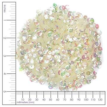 Cousin DIY 5mm Clear AB Sequins 1600pc