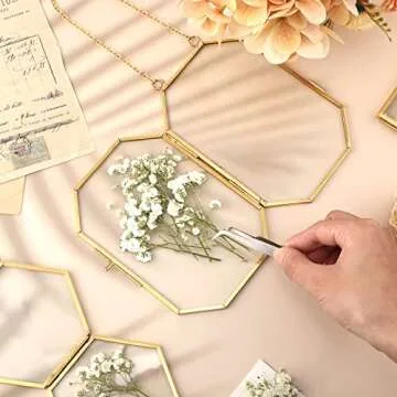 50 Pcs Dried Babys Breath Flowers Bulk Ivory White Babys Breath Real Pressed Flowers Natural Gypsophila for Resin Wedding Art Craft DIY Invitations Scrapbooking Card Making