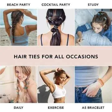 Kitsch Spiral Hair Ties No Damage 8pc for Women