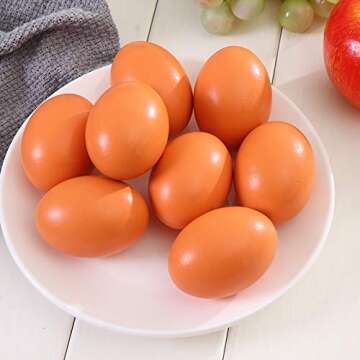 Wooden Eggs – Perfect for Decor & Poultry Management