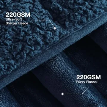 Lofus Sherpa Fleece Weighted Blanket - Cozy & Soft Comfort