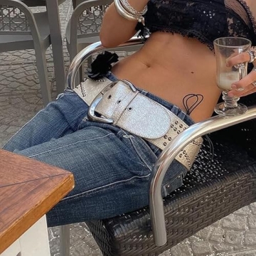 Stylish ABYOVRT Vintage Y2K Belt for Women