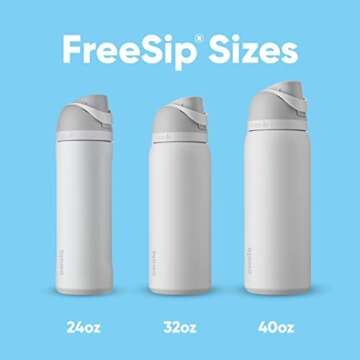 Owala FreeSip Insulated Stainless Steel Water Bottle with Straw for Sports, Travel, and School BPA-Free Sports Water Bottle, 32 oz, Camo Cool