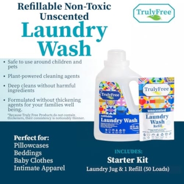 Truly Free Laundry Detergent for Sensitive Skin Eco-Friendly