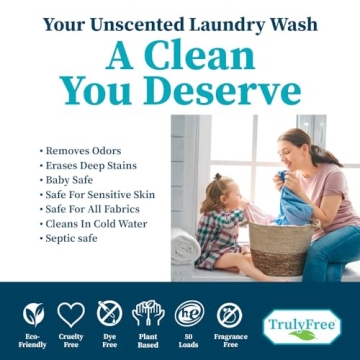 Truly Free Laundry Detergent for Sensitive Skin Eco-Friendly