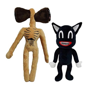 Unique POPRORE Siren Head & Black Cat Plush Toys for Gifts