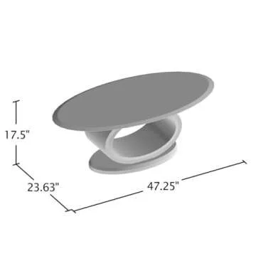 Contemporary Glass Top Coffee Table for Modern Homes