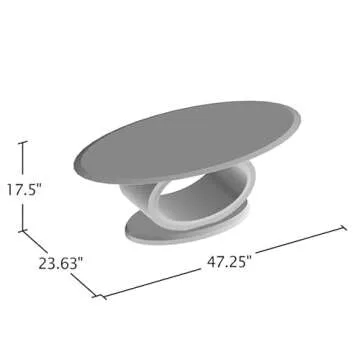 Contemporary Glass Top Coffee Table for Modern Homes