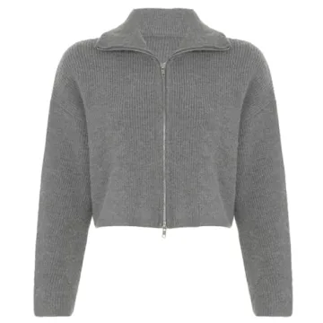 Bosloga Chunky Cable Knit Cardigan for Women