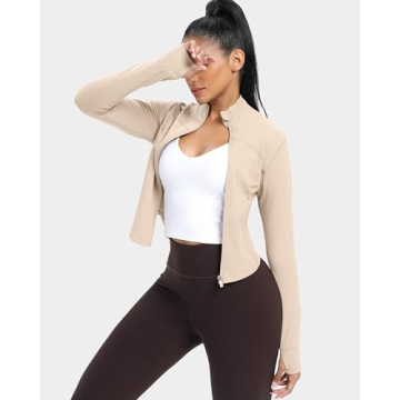 Stylish GYM RAINBOW Women's Workout Zip-Up Jacket