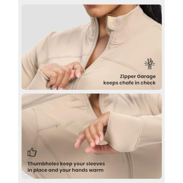 Stylish GYM RAINBOW Women's Workout Zip-Up Jacket