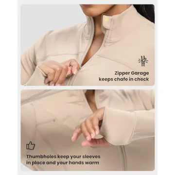 Stylish GYM RAINBOW Women's Workout Zip-Up Jacket