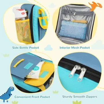 Stylish REDSHELL Tactical Lunch Box for Kids at School