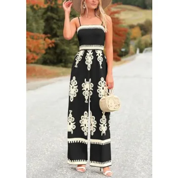 PRETTYGARDEN Women's Boho Jumpsuit for Summer Style