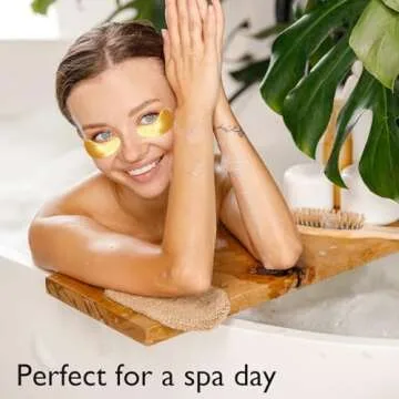 Adofect 25 Paris Under Eye Patches 24k Gold Under Eye Mask for Puffy Eyes and Dark Circles Treatments, Under Eye Bags Treatment Collagen Gel Pads for Beauty & Personal Care, Gold