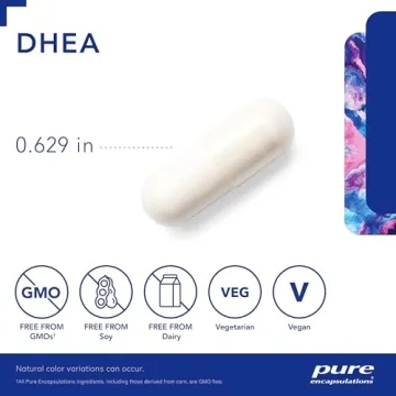 Pure Encapsulations DHEA 25 mg Supplement for Hormonal Balance