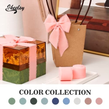 Elegant Handmade Chiffon Ribbons for Weddings and Crafts