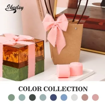 Elegant Handmade Chiffon Ribbons for Weddings and Crafts