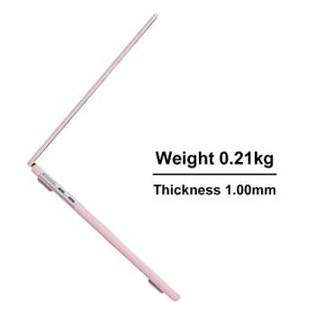 EooCoo Case Compatible with MacBook Air 13 inch 2025 2024 2023 2022 M3 M2 A3113 A2681, Pink Air 13.6" Laptop Hard Shell Case + Keyboard Skin Cover + Screen Protector, Matte Pink