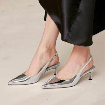 Stylish DREAMCIA Slingback Heels for Every Occasion
