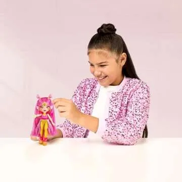 Magic Mixies Pixlings Shimmerverse Series, Create & Mix Magic Potion to Magically Reveal Pheona The Pheonix, This Beautiful 6.5" Shimmerverse Pixling Fashion Doll Appears Inside The Potion Bottle