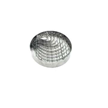 Concha cutter Mexican bread made of stainless steel, 4 inches in diameter with two patterns/Cortador de concha para pan mexicano de acero inoxidable, 10 centímetros de diámetro con dos patrones