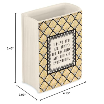 Unique Book Shaped Decorative Vase for Home Decor
