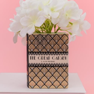 Unique Book Shaped Decorative Vase for Home Decor