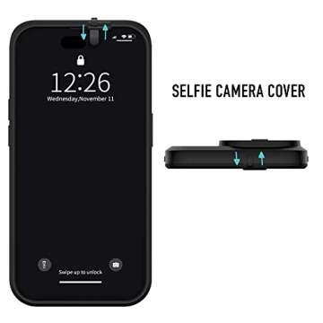 Spy-Fy iPhone 14 Pro Privacy Case with Camera Covers Front and Rear | Protect Your iPhone and Privac...