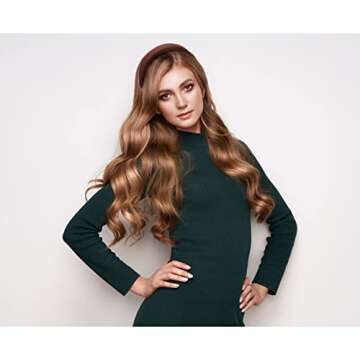 Ondder Assorted Padded Headbands for Women and Girls - Fashion Solid Color Wide Turban Hair Accessories, Diademas Para Mujer De Moda