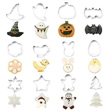 Kasmoire Cookie Decorating Supplies Kit for All Ages