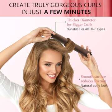 KUREYON Overnight Heatless Hair Curler Set - Jumbo Curls