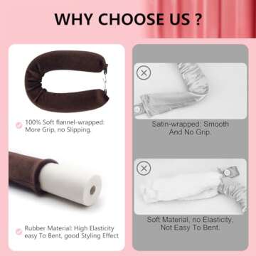 KUREYON Overnight Heatless Hair Curler Set - Jumbo Curls