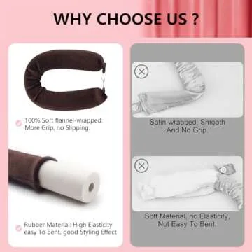 KUREYON Overnight Heatless Hair Curler Set - Jumbo Curls