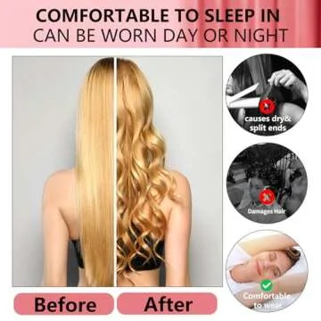 KUREYON Overnight Heatless Hair Curler Set - Jumbo Curls