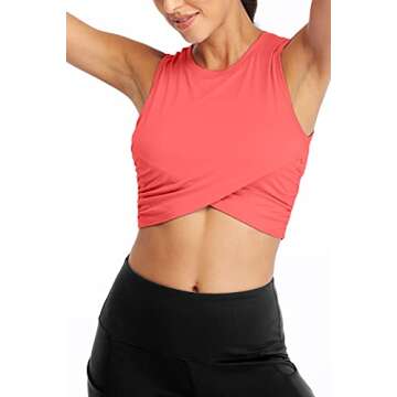 Sanutch Cropped Workout Tops for Women - Fit & Fashionable