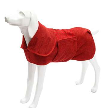 Ctomche Easy Wear Dog Towel for Quick Drying