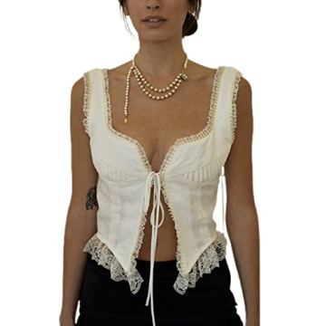 Lace Frill Crop Camis for Trendy Summer Styles