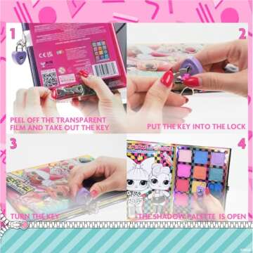 Townley Girl L.O.L Surprise 12-Well Lockable Shadow Palette