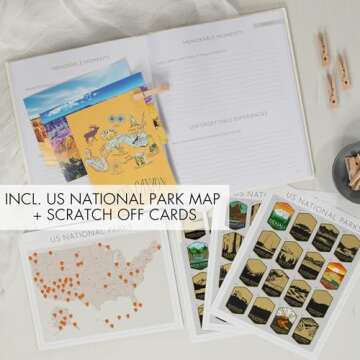 Beautiful Travel Journal For Women - Linen Adventure Diary and Planner To Give As a Gift - The Perfect Journal to Keep All your Travel Memories For Years To Come