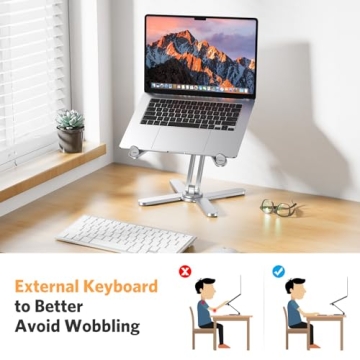 Ergonomic OMOTON 360 Rotatable Laptop Stand for All Laptops