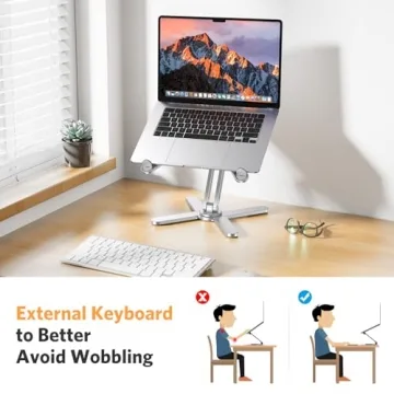 Ergonomic OMOTON 360 Rotatable Laptop Stand for All Laptops